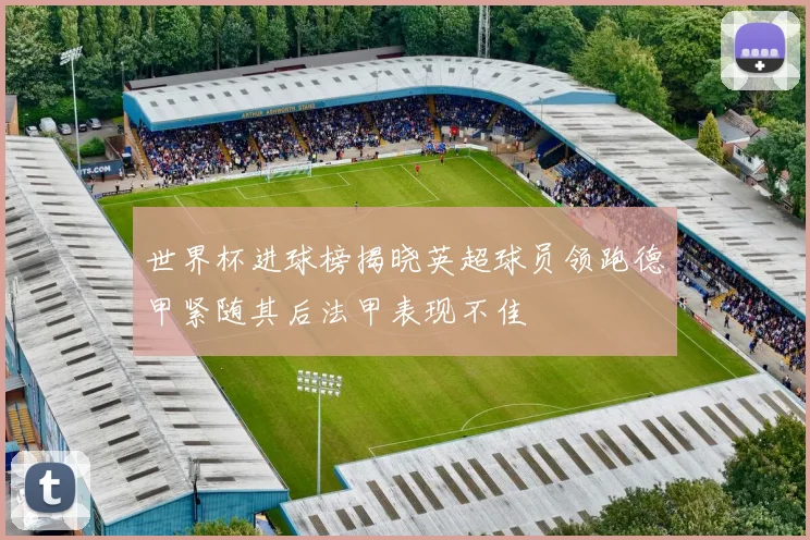世界杯进球榜揭晓英超球员领跑德甲紧随其后法甲表现不佳