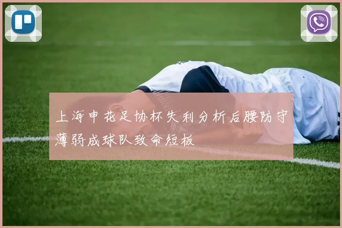上海申花足协杯失利分析后腰防守薄弱成球队致命短板